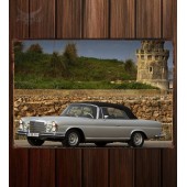 Металлическая табличка Mercedes-Benz 280SE Cabriolet (W111 W112)